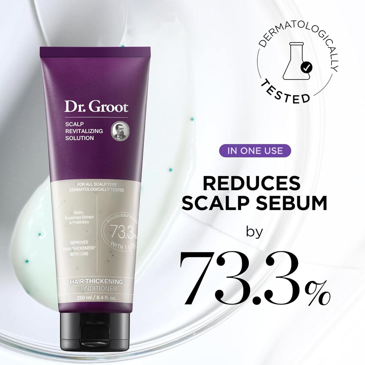 Lot shampoing et revitalisant épaississants Dr. Groot pour la perte de cheveux