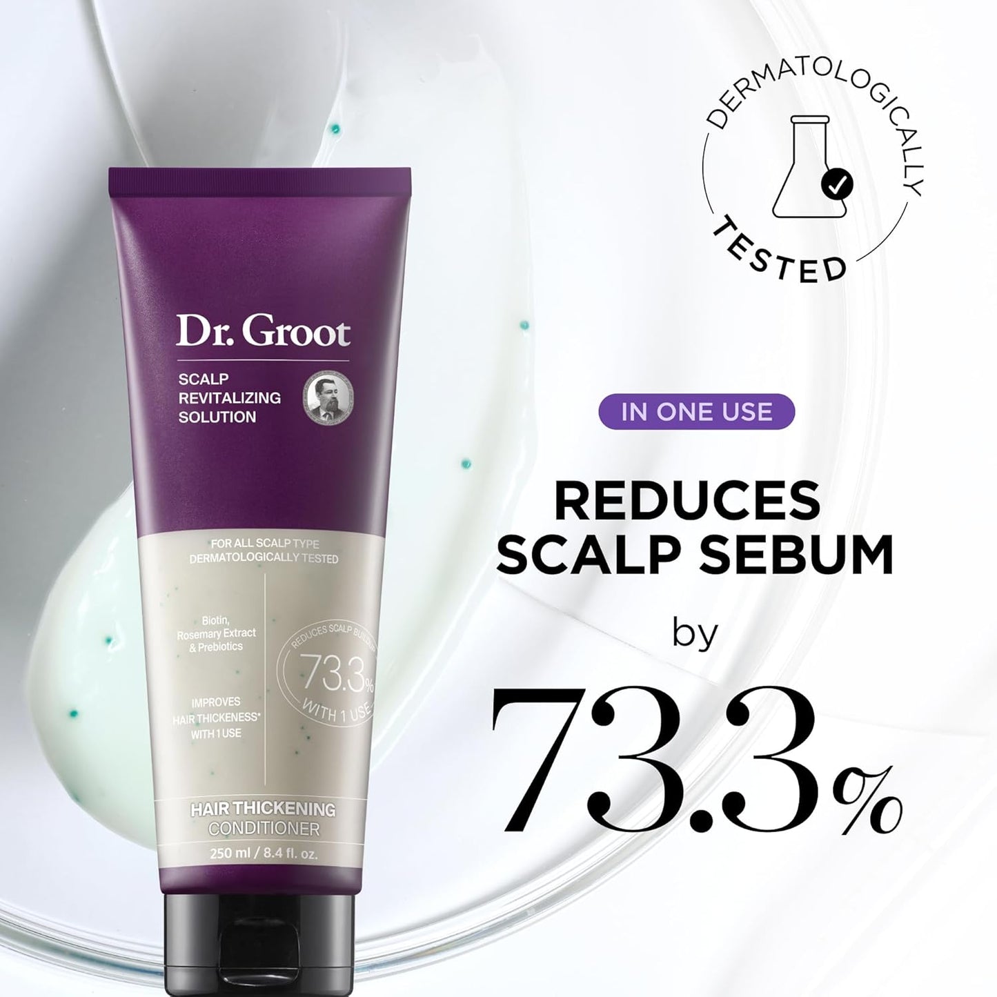 Coffret Dr. Groot épaississant (sérum, shampoing, après-shampoing et traitement du cuir chevelu) contre la chute des cheveux